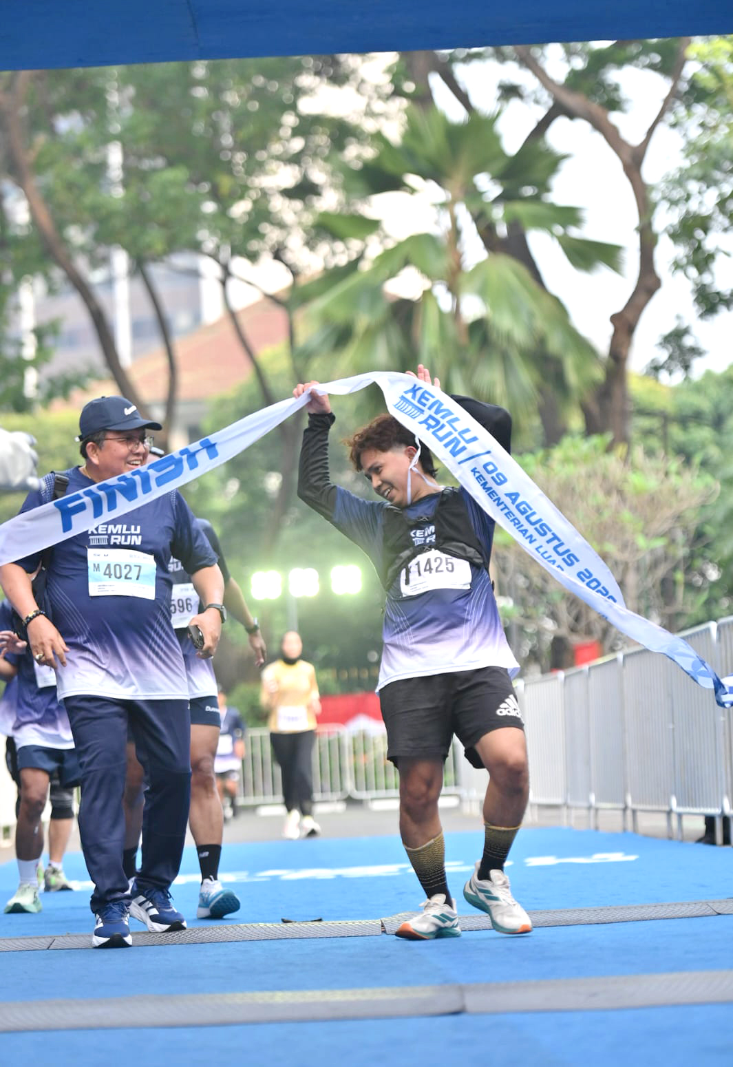 Mengikuti acara Kemlu Run, bersama Menteri dan Wakil Menteri Luar Negeri
